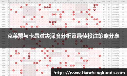 克莱蒙与卡昂对决深度分析及最佳投注策略分享